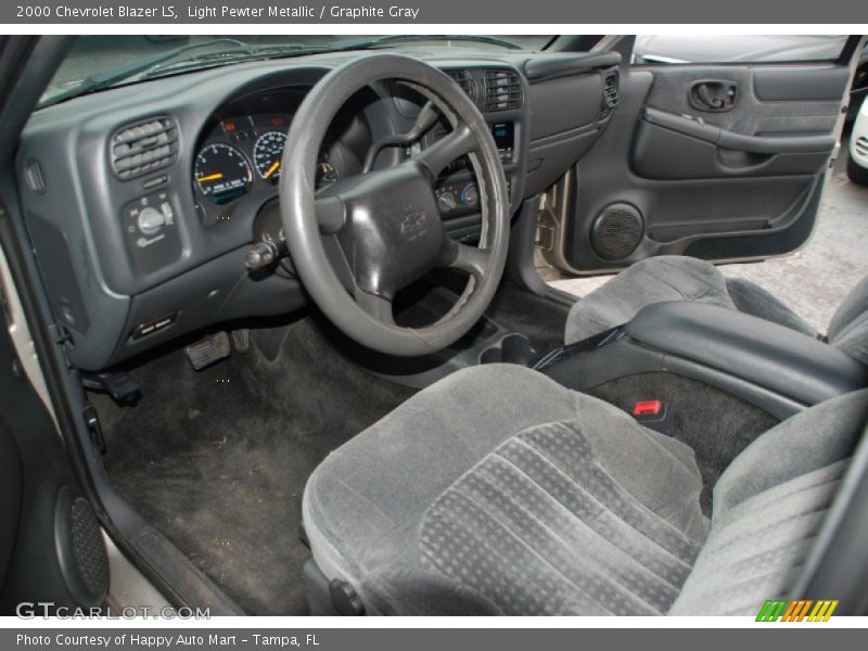 Light Pewter Metallic / Graphite Gray 2000 Chevrolet Blazer LS