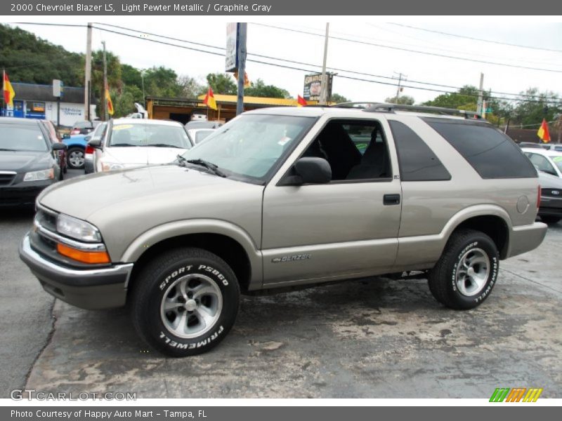 Light Pewter Metallic / Graphite Gray 2000 Chevrolet Blazer LS
