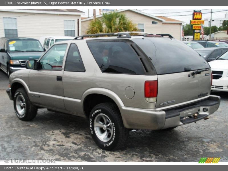 Light Pewter Metallic / Graphite Gray 2000 Chevrolet Blazer LS