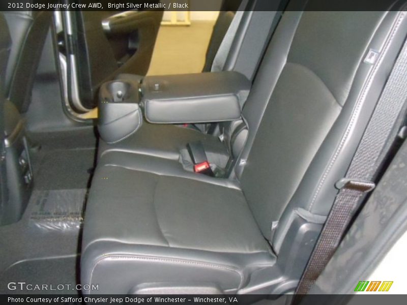 Bright Silver Metallic / Black 2012 Dodge Journey Crew AWD