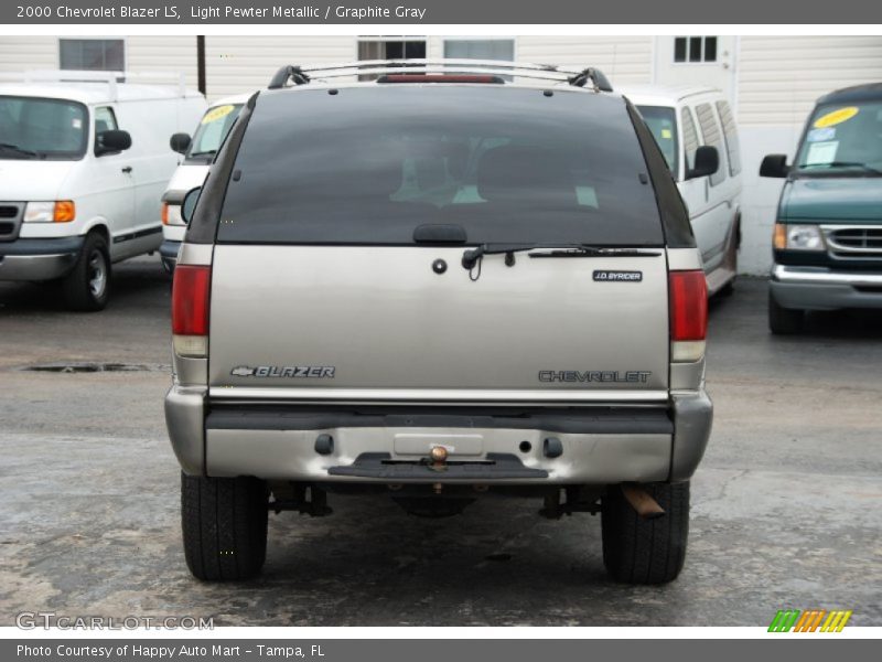 Light Pewter Metallic / Graphite Gray 2000 Chevrolet Blazer LS