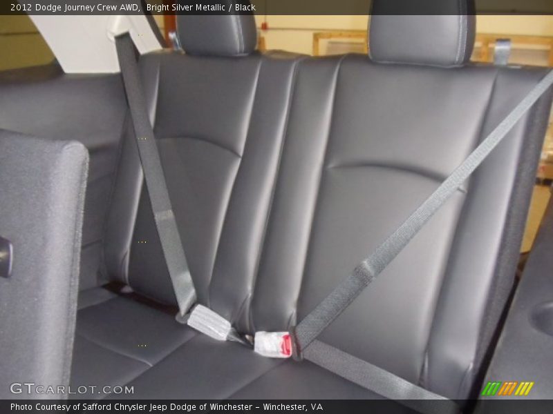 Bright Silver Metallic / Black 2012 Dodge Journey Crew AWD