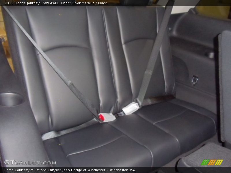 Bright Silver Metallic / Black 2012 Dodge Journey Crew AWD