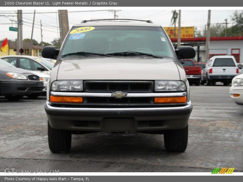 Light Pewter Metallic / Graphite Gray 2000 Chevrolet Blazer LS