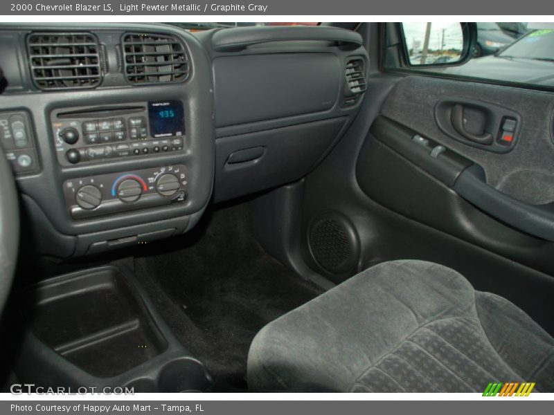 Light Pewter Metallic / Graphite Gray 2000 Chevrolet Blazer LS