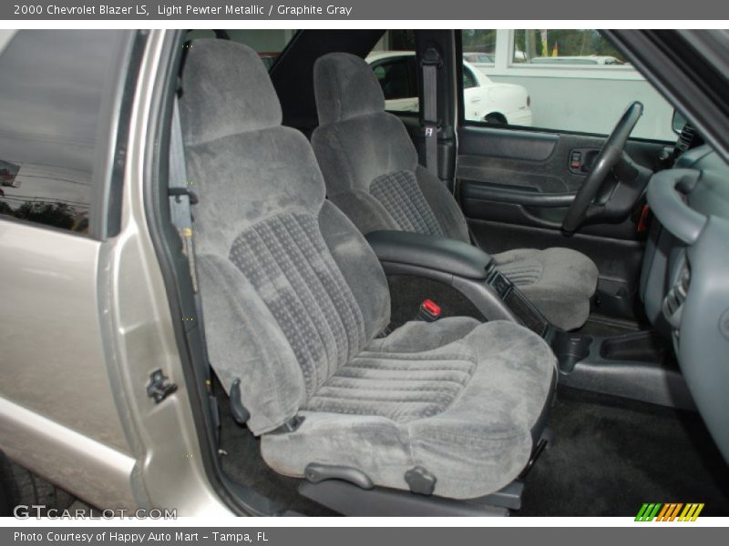 Light Pewter Metallic / Graphite Gray 2000 Chevrolet Blazer LS