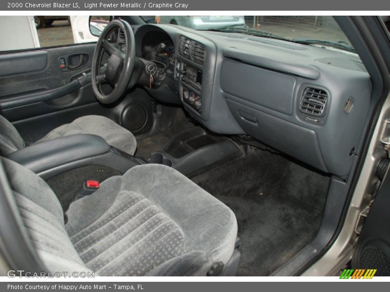 Light Pewter Metallic / Graphite Gray 2000 Chevrolet Blazer LS