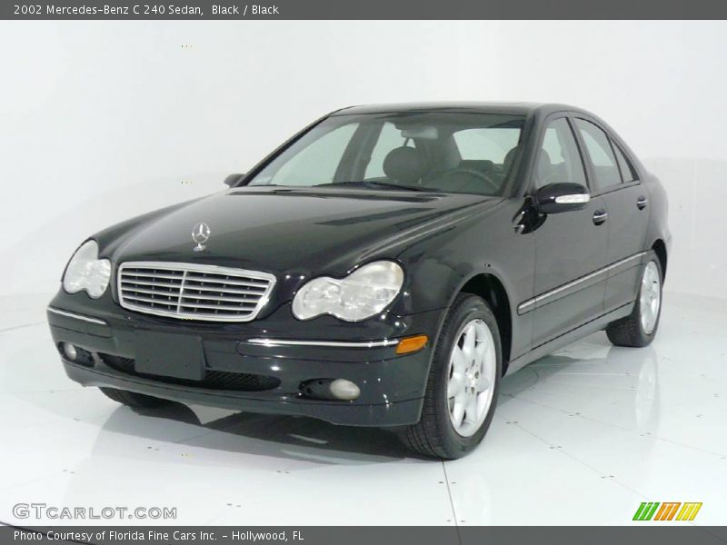 Black / Black 2002 Mercedes-Benz C 240 Sedan