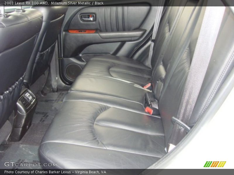 Millenium Silver Metallic / Black 2003 Lexus RX 300 AWD