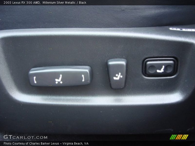 Millenium Silver Metallic / Black 2003 Lexus RX 300 AWD