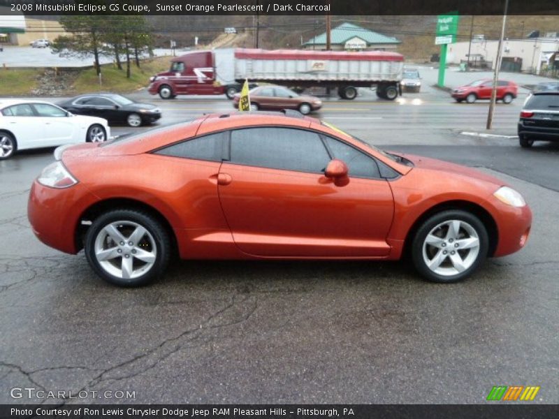  2008 Eclipse GS Coupe Sunset Orange Pearlescent
