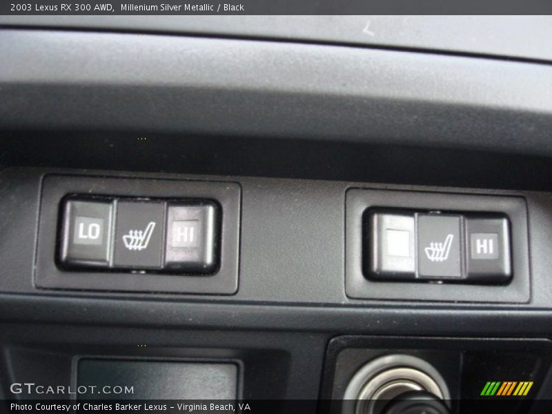 Millenium Silver Metallic / Black 2003 Lexus RX 300 AWD