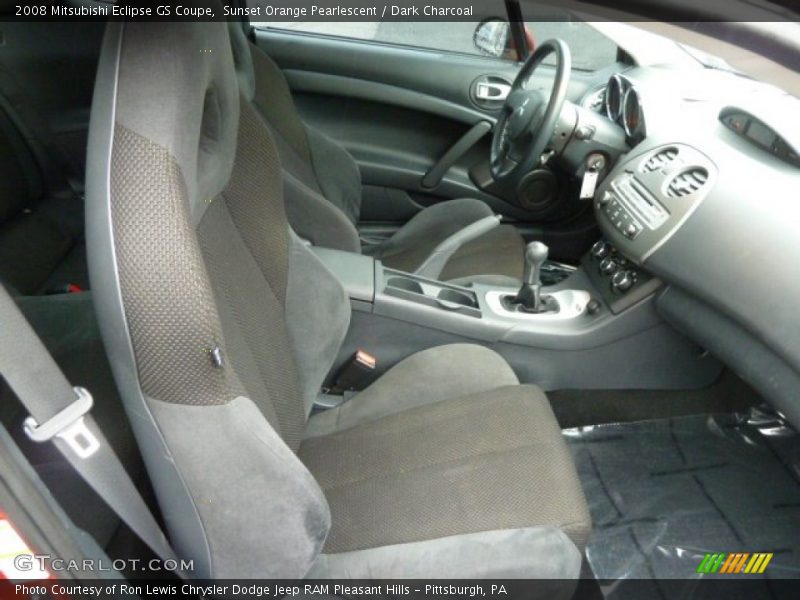  2008 Eclipse GS Coupe Dark Charcoal Interior