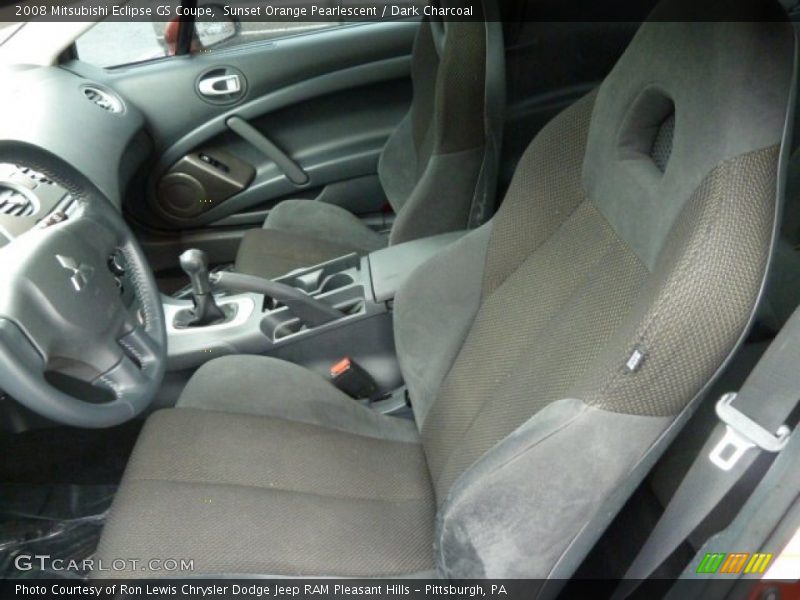  2008 Eclipse GS Coupe Dark Charcoal Interior