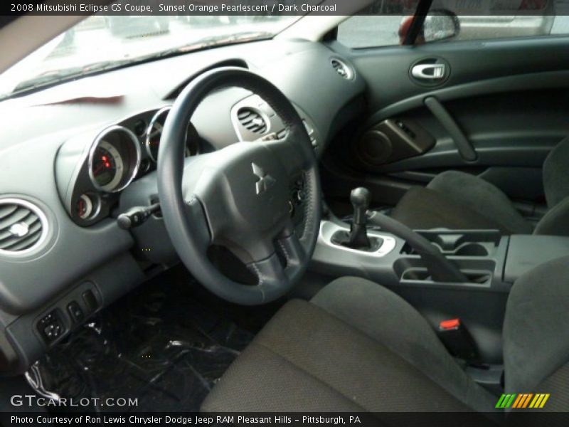 Sunset Orange Pearlescent / Dark Charcoal 2008 Mitsubishi Eclipse GS Coupe