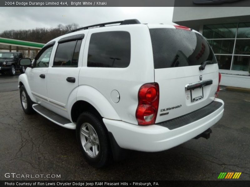 Bright White / Khaki 2004 Dodge Durango Limited 4x4