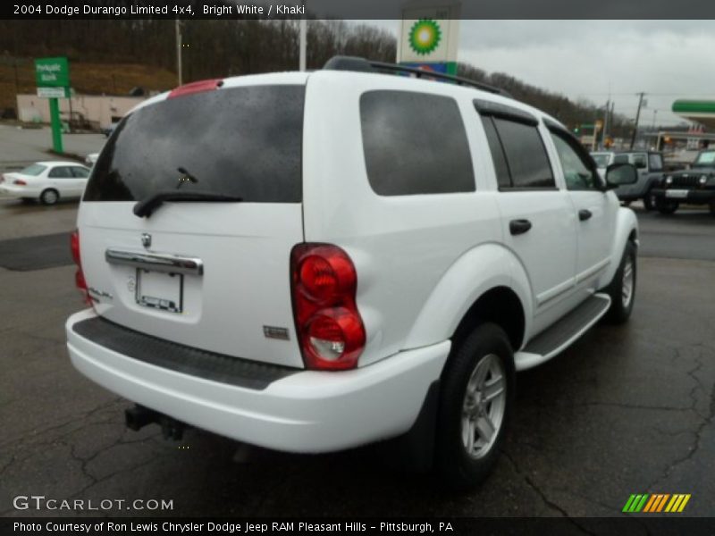 Bright White / Khaki 2004 Dodge Durango Limited 4x4