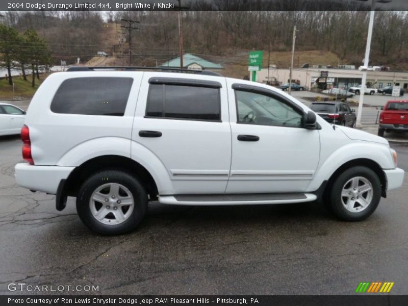 Bright White / Khaki 2004 Dodge Durango Limited 4x4