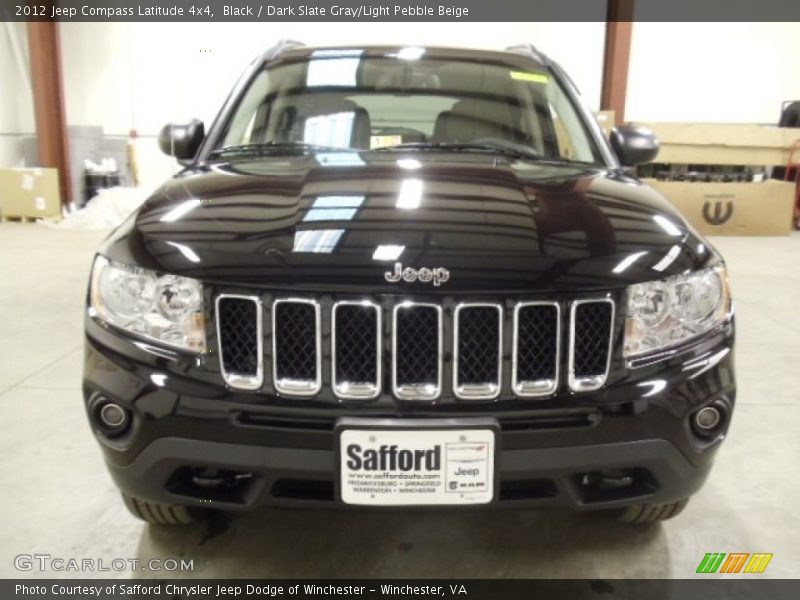 Black / Dark Slate Gray/Light Pebble Beige 2012 Jeep Compass Latitude 4x4
