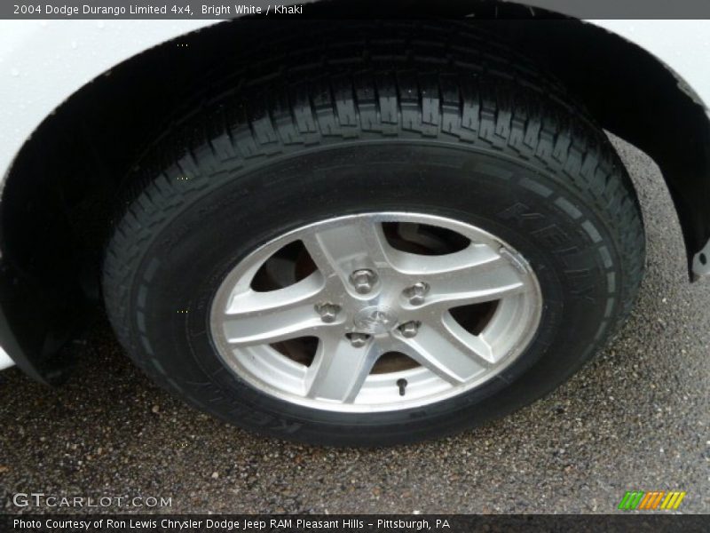 Bright White / Khaki 2004 Dodge Durango Limited 4x4
