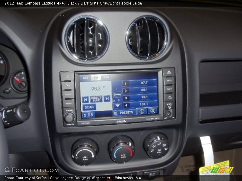 Black / Dark Slate Gray/Light Pebble Beige 2012 Jeep Compass Latitude 4x4