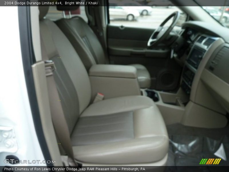 Bright White / Khaki 2004 Dodge Durango Limited 4x4