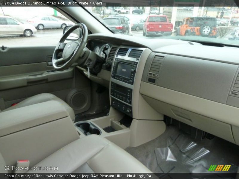 Bright White / Khaki 2004 Dodge Durango Limited 4x4