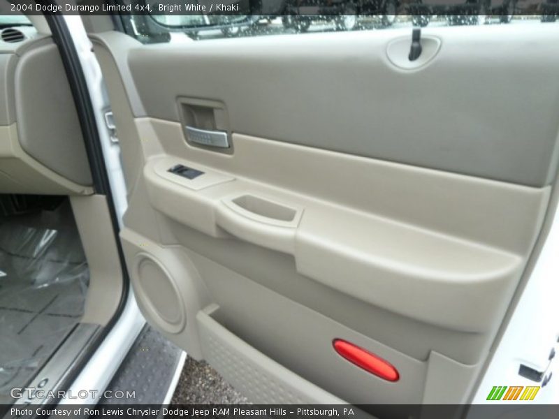 Bright White / Khaki 2004 Dodge Durango Limited 4x4