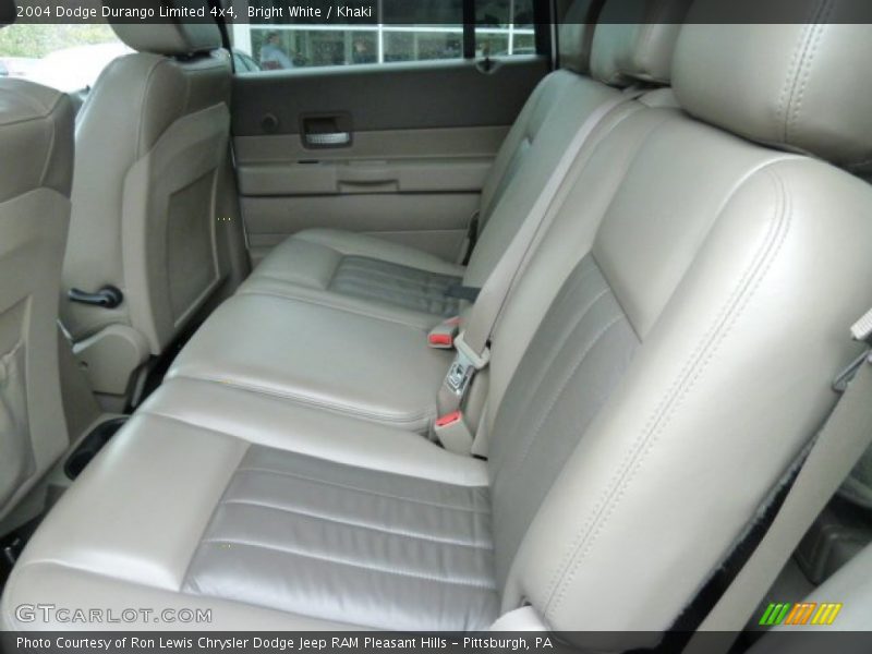 Bright White / Khaki 2004 Dodge Durango Limited 4x4