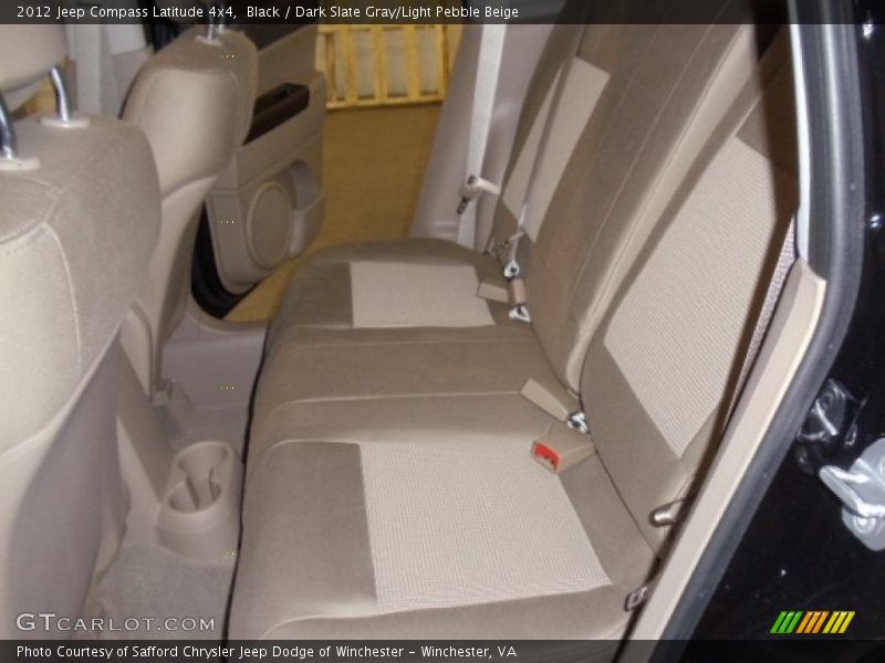 Black / Dark Slate Gray/Light Pebble Beige 2012 Jeep Compass Latitude 4x4