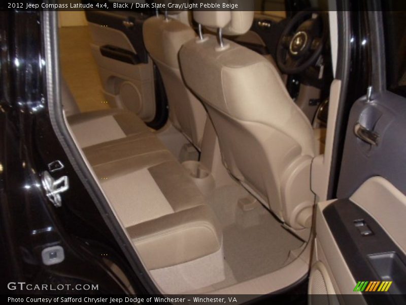 Black / Dark Slate Gray/Light Pebble Beige 2012 Jeep Compass Latitude 4x4