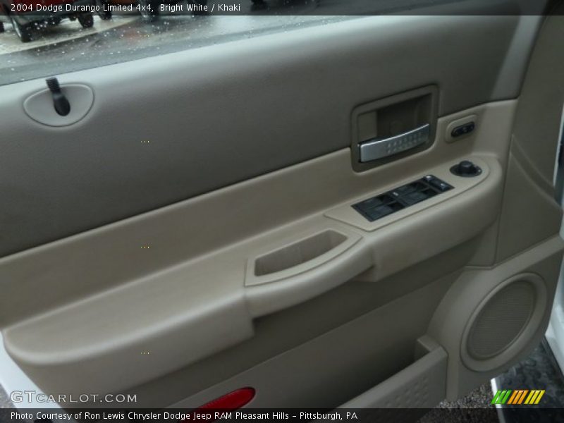 Bright White / Khaki 2004 Dodge Durango Limited 4x4
