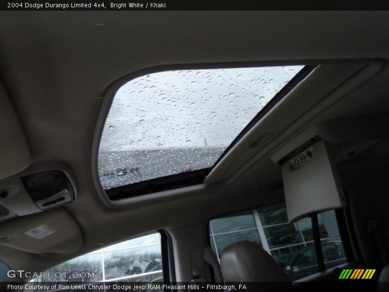 Bright White / Khaki 2004 Dodge Durango Limited 4x4