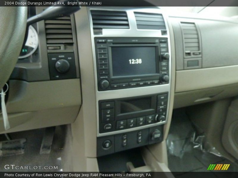 Bright White / Khaki 2004 Dodge Durango Limited 4x4