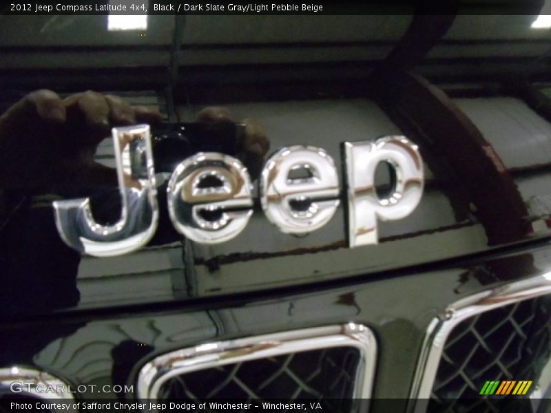 Black / Dark Slate Gray/Light Pebble Beige 2012 Jeep Compass Latitude 4x4