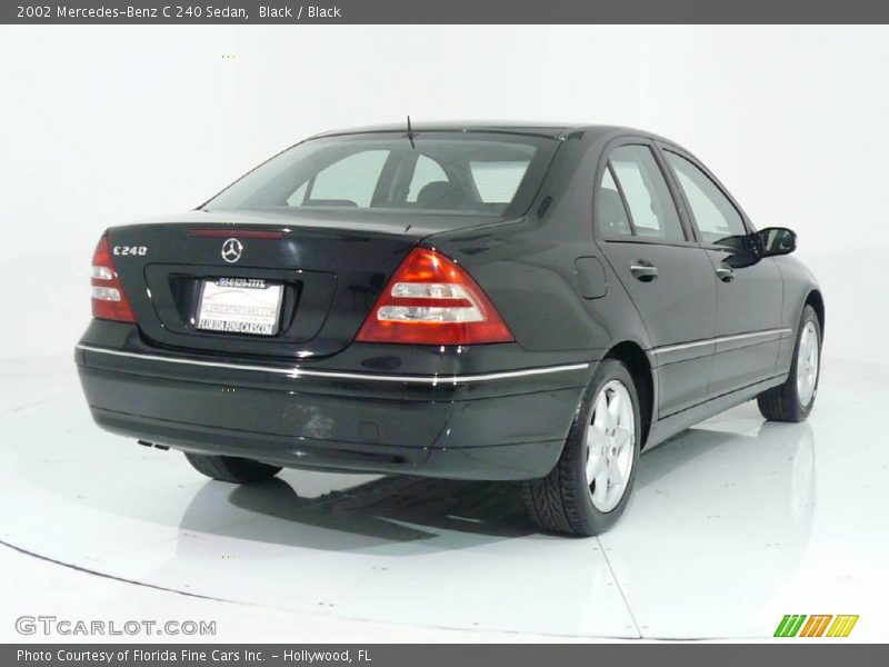 Black / Black 2002 Mercedes-Benz C 240 Sedan