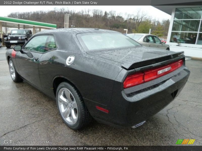 Pitch Black / Dark Slate Gray 2012 Dodge Challenger R/T Plus