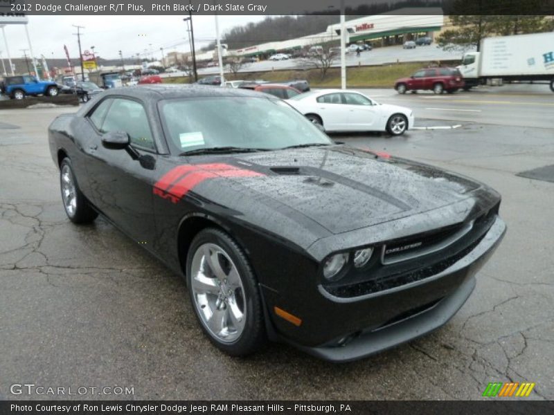 Pitch Black / Dark Slate Gray 2012 Dodge Challenger R/T Plus