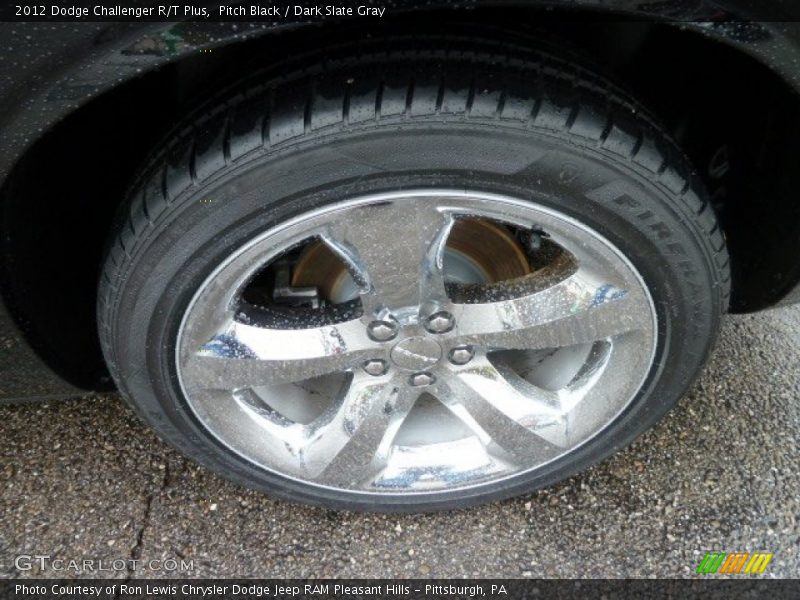 Pitch Black / Dark Slate Gray 2012 Dodge Challenger R/T Plus