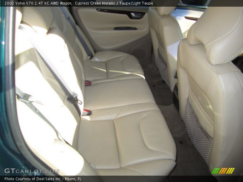 Cypress Green Metallic / Taupe/Light Taupe 2002 Volvo V70 2.4T XC AWD Wagon