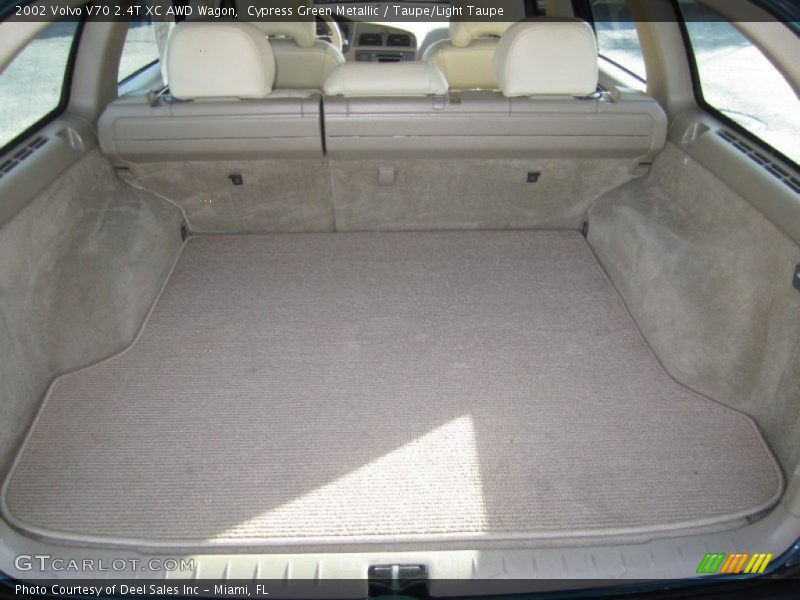 Cypress Green Metallic / Taupe/Light Taupe 2002 Volvo V70 2.4T XC AWD Wagon