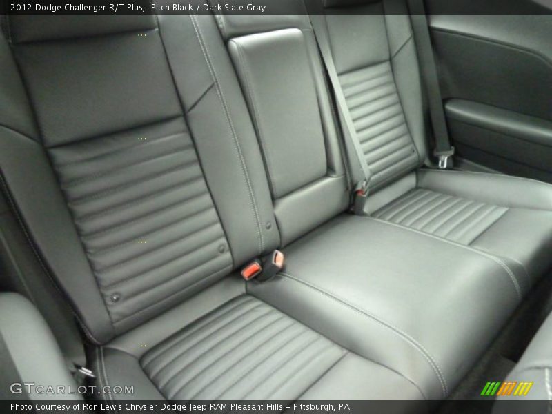Rear Seat of 2012 Challenger R/T Plus