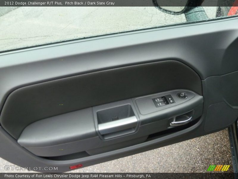 Pitch Black / Dark Slate Gray 2012 Dodge Challenger R/T Plus