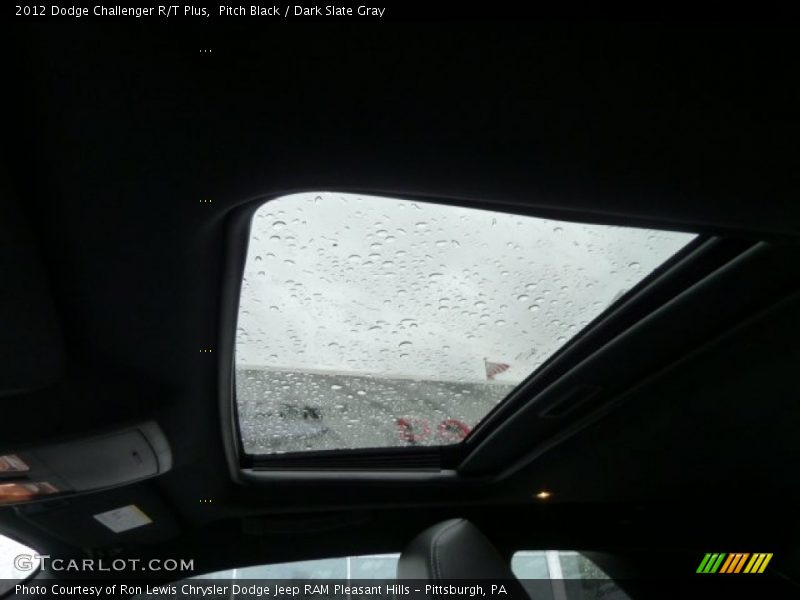 Pitch Black / Dark Slate Gray 2012 Dodge Challenger R/T Plus