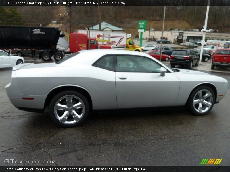 Bright Silver Metallic / Dark Slate Gray 2012 Dodge Challenger R/T Plus