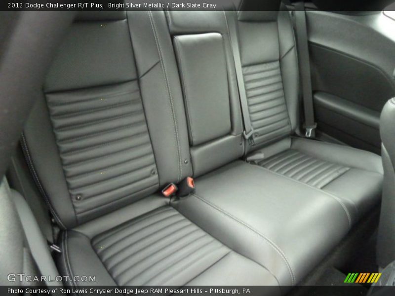 Bright Silver Metallic / Dark Slate Gray 2012 Dodge Challenger R/T Plus