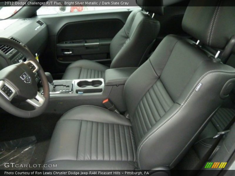 Bright Silver Metallic / Dark Slate Gray 2012 Dodge Challenger R/T Plus