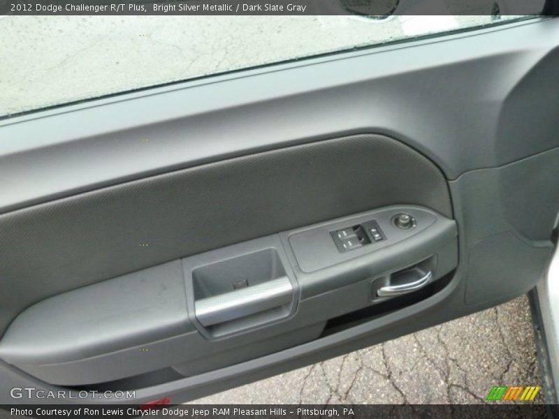 Bright Silver Metallic / Dark Slate Gray 2012 Dodge Challenger R/T Plus