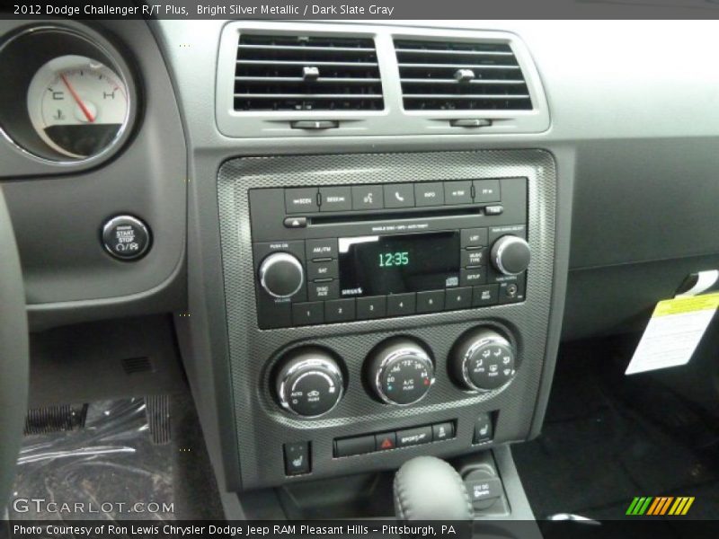 Bright Silver Metallic / Dark Slate Gray 2012 Dodge Challenger R/T Plus