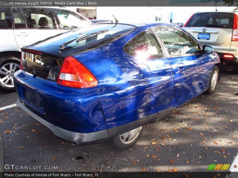Monte Carlo Blue / Black 2002 Honda Insight Hybrid